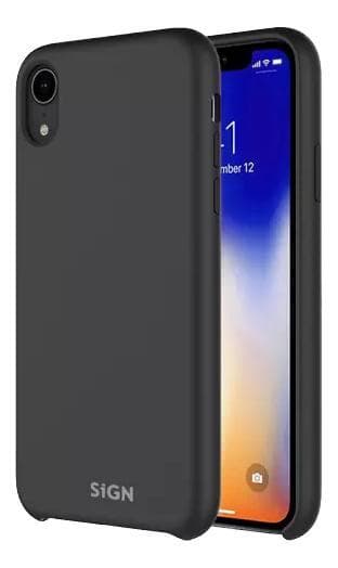 SiGN Liquid Silicone Case for iPhone 12 mini, black