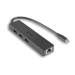 i-tec Advance C31GL3SLIM, USB 3.2 Gen 1 (3.1 Gen 1) Type-C, RJ-45, USB 3.2 Gen 1