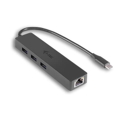i-tec Advance C31GL3SLIM, USB 3.2 Gen 1 (3.1 Gen 1) Type-C, RJ-45, USB