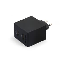 Champion Laddare 24W 2-Port Svart