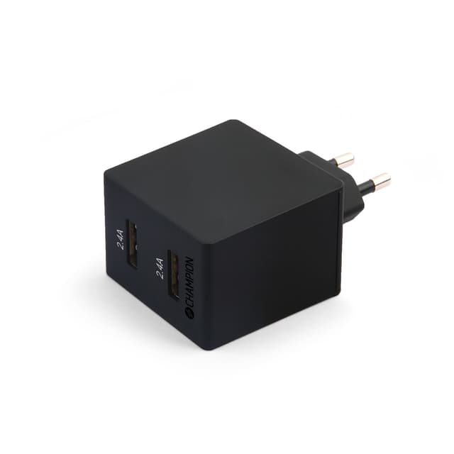 Champion Lader 24W 2-Port Sort
