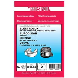 5-pack Dammsugarpåspaket kompatibelt med Nilfisk 5pack VP930