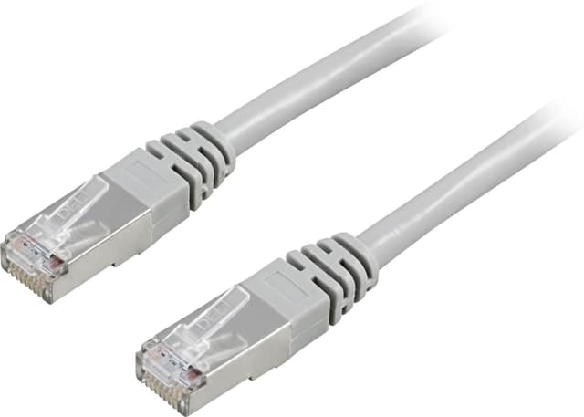 deltaco F/UTP Cat5e patch cable, 50m, 100MHz, grey