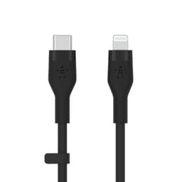 Belkin CAA009BT1MBK, 1 m, USB C, USB C/Lightning, Svart