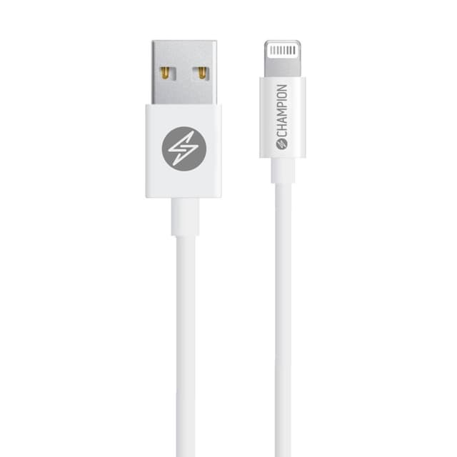 Champion USB-A til Lightning-kabel 3m Hvid