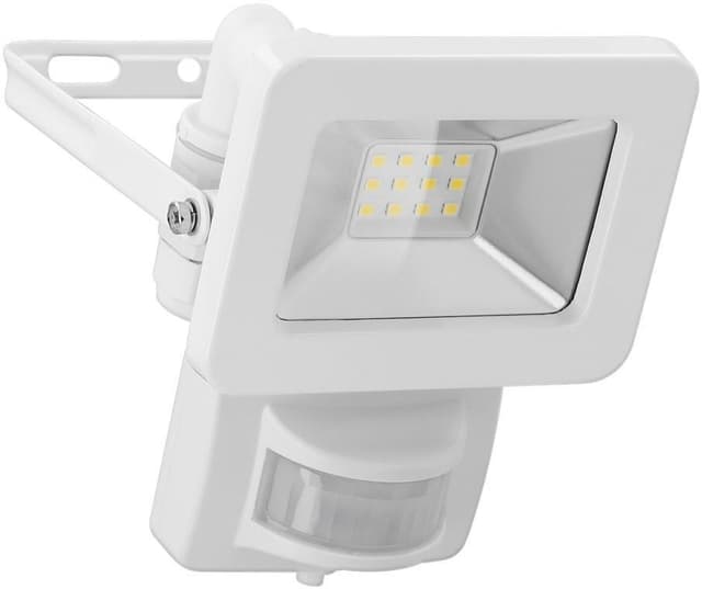 Goobay LED-spotlight for utendørs bruk, 10 W, med bevegelsesdetektor