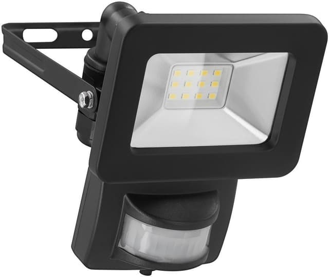 Goobay LED-spotlight for utendørs bruk, 10 W, med bevegelsesdetektor