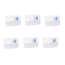 LED bevegelsessensor nattlys 6-pak Hvit