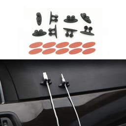 Kabelklemme 8-pak Sort