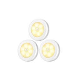 LED Bevegelsessensor Nattlys 2700K 3-Pak Varm hvit