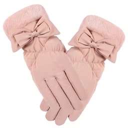 Talvi Snow Ski Gloves Kosketusnäyttö 1 pari Vaaleanpunainen