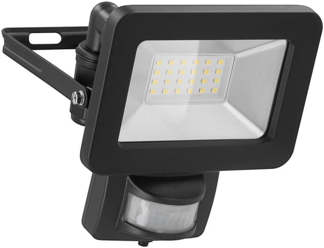 Goobay LED-strålkastare för utomhusbruk, 20 W, med rörelsedetektor