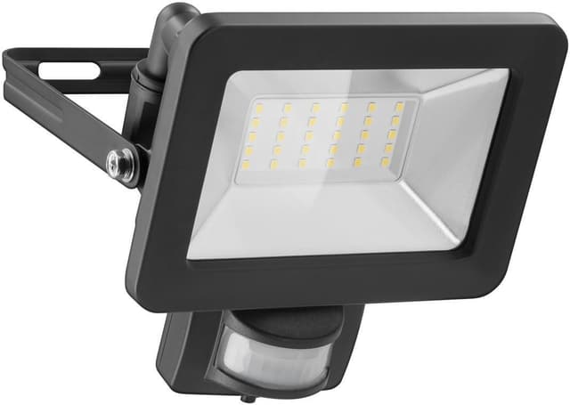 Goobay LED-spotlight for utendørs bruk, 30 W, med bevegelsesdetektor
