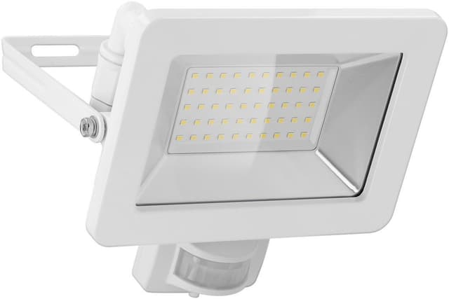 Goobay LED-spotlight for utendørs bruk, 50 W, med bevegelsesdetektor