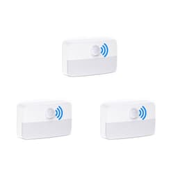 LED bevegelsessensor nattlys 3-pak Hvit