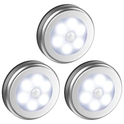 INF LED-spotlights med bevegelsessensor nattlys 3-pak Sølv
