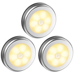LED-liiketunnistin yövalo 2700K 3 kpl Lämmin valkoinen