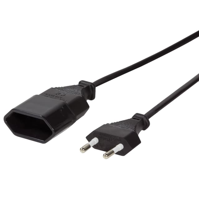 Forlengelseskabel Gravet Euro Black 3m