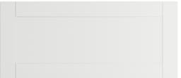 Epoq Shaker bunnskuffefront til kjøkken 80x35 (classic white)