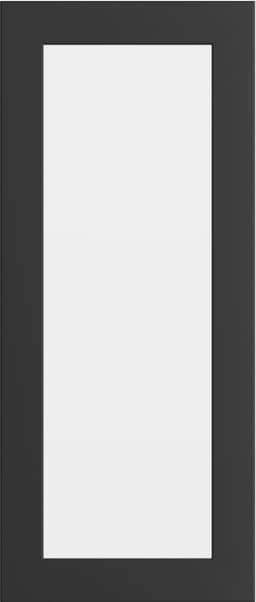 Epoq Trend Black glaslåge 30x70 cm til køkken (sort)