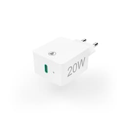 HAMA Laddare 220V 1xUSB-C PD 20W Vit