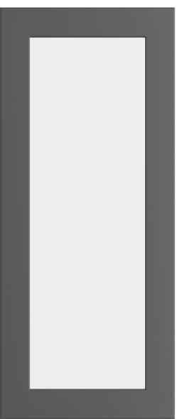 Epoq Trend Graphite skapdør i glass til kjøkken 30x70 (grafittgrå)