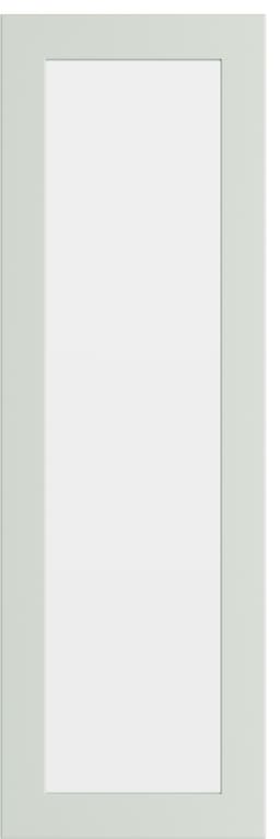 Epoq Trend Light Green skapdør i glass til kjøkken 30x92 cm (lys grønn)