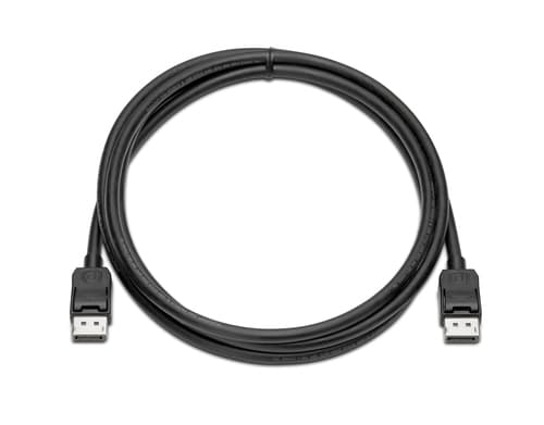 HP DisplayPort-kabelkit, 2 m, DisplayPort, DisplayPort, Hanstik, Hanstik, Sort