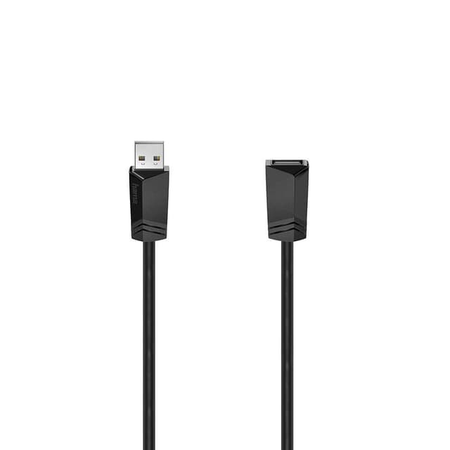 HAMA USB Forlængerkabel 480 Mbit/s 0,75m Sort
