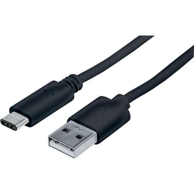 Manhattan USB-kabel USB 2.0 USB-Cstik, USB-A-hanstik