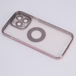 Sparkle Bling-etui Rose gull iPhone 13 Pro Max
