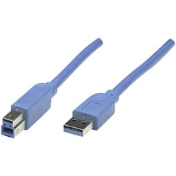 Manhattan 322454-CG USB 3.0 Anslutningskabel [1x USB