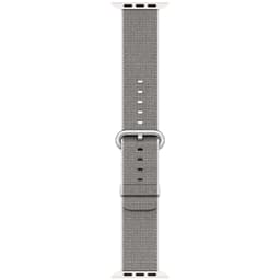 Apple Watch 42mm punottu nailonranneke (helmenvalkoinen)