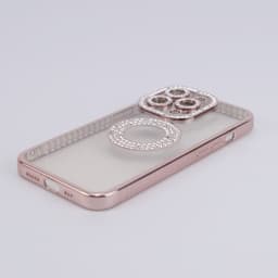Sparkle Bling -kotelo Ruusukulta iPhone 13 Pro