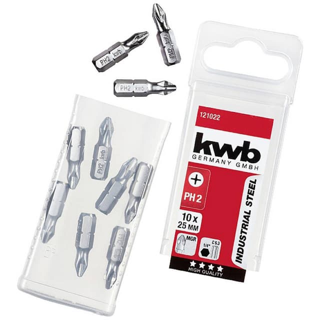kwb 121022 Krydskærv-bit 10 stk