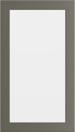 Epoq Trend Moss Green skapdør i glass til kjøkken 40x70 cm (mosegrønn)