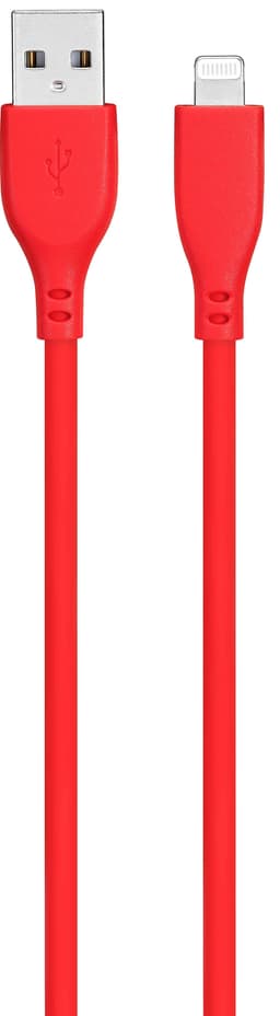 Goji USB-A til Lightning-kabel 1,8 m (rød)