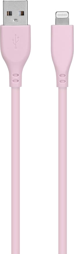 Goji USB-A til Lightning kabel 1,8m (rosa)