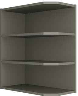 Päätyhylly pöytäkaapille (Trend Moss Green)