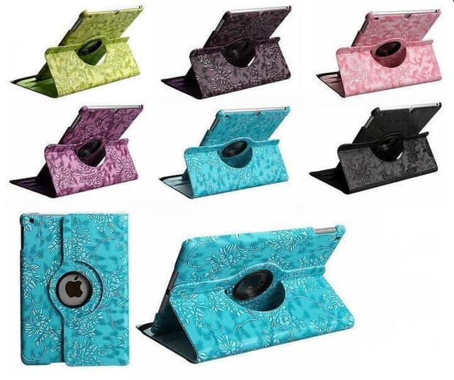 Fodral iPad Mini 1/2/3 360 rotation Blommor