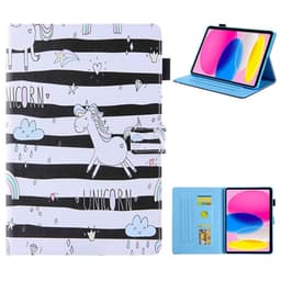 Apple iPad 10.9 2022 Sammenleggbart deksel kortholder - Hest
