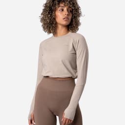 ICIW Define Cropped Adjustable Long Sleeve, Padel- og tennistrøye dame XS