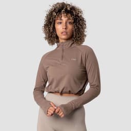 ICIW Define Cropped 1/4 Zip Adjustable, Padel- og tennistrøye dame S