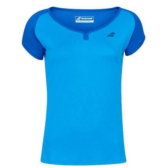 Babolat Play Cap Sleeve Top, Padel og tennis T-shirt pige 6-8 ÅR