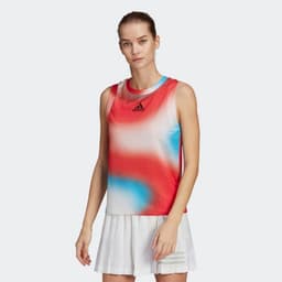 Adidas Printed Match Tank Primeblue, Naisten padel ja tennis liinavaatteet