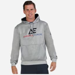 Bullpadel Ae Grey Hoodie, Padel- og tennisgenser herre S