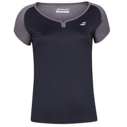 Babolat Play Cap Sleeve Top, Padel- och tennis T-shirt dam Svart XS