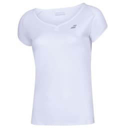Babolat Play Cap Sleeve Top, Padel og tennis T-shirt dame Vit/Blå XL