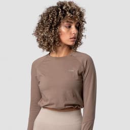 ICIW Define Cropped Adjustable Long Sleeve, Padel og tennissweater dame