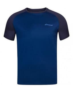 Babolat Play Crew Neck Tee, Padel- och tennis T-shirt herr Mörkblå S